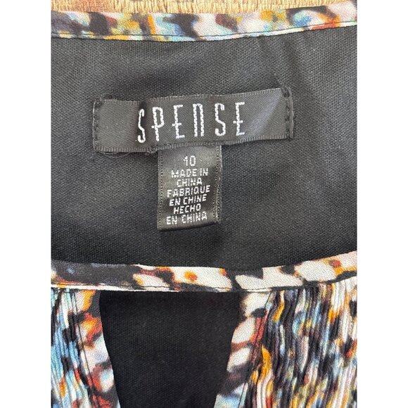 Spense Womens Bell Sleeve Dress Size 10 Multicolor Print Polyester - Picture 5 of 7